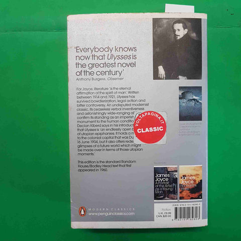 JAMES JOYCE - ULYSSES 2000 PENGUIN MODERN CALSSICS