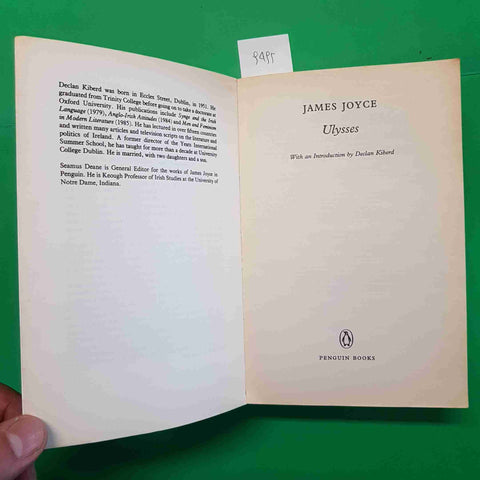 JAMES JOYCE - ULYSSES 2000 PENGUIN MODERN CALSSICS