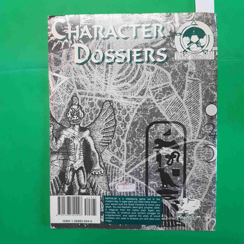 CHARACTER DOSSIERS NEPHILIM - DELUXE chaosium inc. 1994 gioco di ruolo GAMES