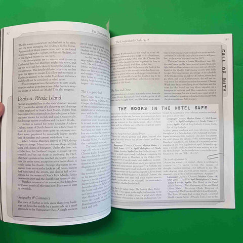 THE UNSPEAKABLE OATH FOR CALL OF CTHULHU 14/15 PAGAN PUBLISHING 1997