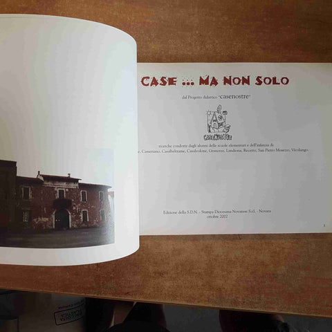 CASE...MA NON SOLO istituto G. DA BIANDRATE NOVARA 2002 STAMPA DIOCESANA NOVARES