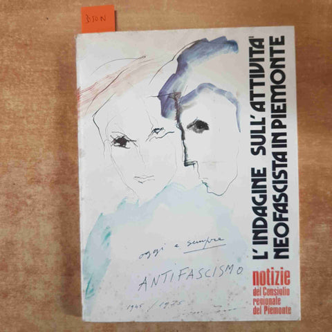 L'INDAGINE SULL'ATTIVITA' NEOFASCISTA IN PIEMONTE antifascismo NOTIZIE 1975