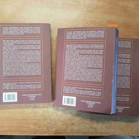 TRATTATO BREVE DEI NUOVI DANNI 3 volumi PAOLO CENDON 2001 CEDAM diritto italiano