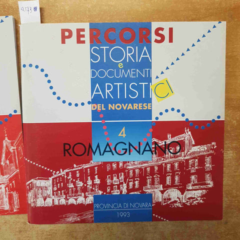 PERCORSI STORIA E DOCUMENTI ARTISTICI DEL NOVARESE 1993 NOVARA 5 VOLL. +CUSTODIA