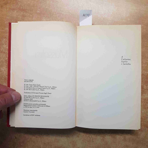 MUSSOLINI - LE GRANDI BIOGRAFIE - DENIS MACK SMITH 2002 FABBRI EDITORI