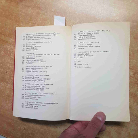 MUSSOLINI - LE GRANDI BIOGRAFIE - DENIS MACK SMITH 2002 FABBRI EDITORI