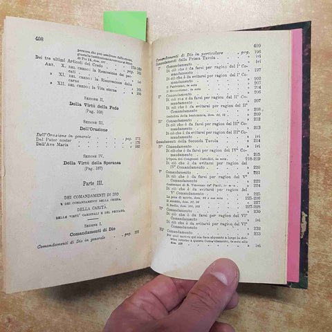 CORSO INFERIORE D'ISTRUZIONE RELIGIOSA Schiavi Lorenzo 1890 CATECHISMO MARIETTI