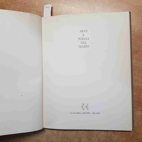 ARTE E POESIA NEL TEMPO 1964 CDE graphic design di BRUNO MUNARI
