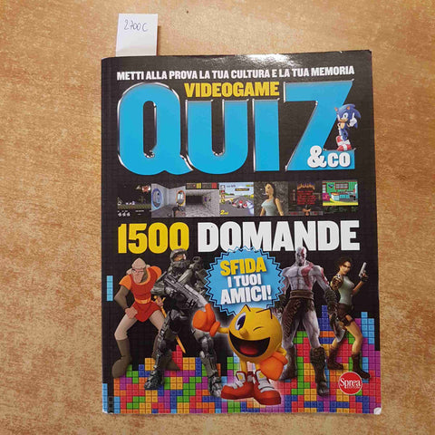 VIDEOGAME QUIZ & CO 1500 DOMANDE 2019 SPREA EDITORI videogiochi