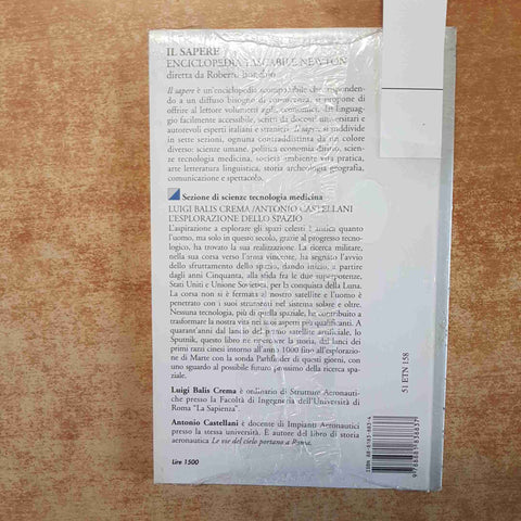 L'ESPLORAZIONE DELLO SPAZIO - CREMA CASTELLANI - NEWTON sigillato!
