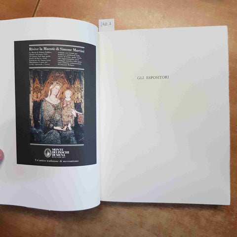 IV MOSTRA LIBRO ANTICO PALAZZO PERMANENTE 1993 PUBLITALIA '80 LUIGI BERLUSCONI