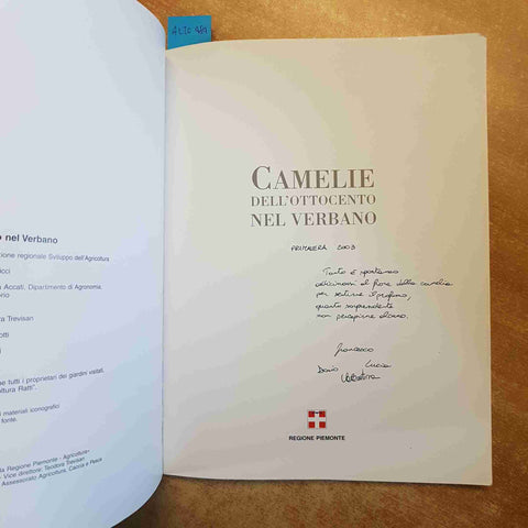CAMELIE DELL'OTTOCENTO NEL VERBANO 2000 REGIONE PIEMONTE