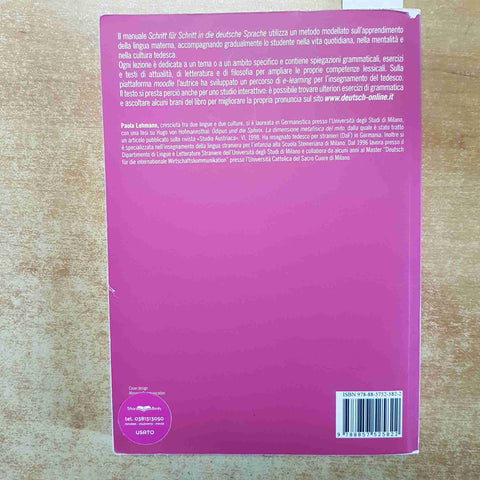 SCHRITT FUR SCHRITT IN DIE DEUTSCHE SPRACHE A2 - B1 Paola Lehmann 2016 MIMESIS