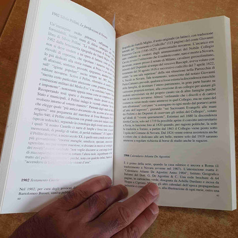 DUE SECOLI DI EDITORIA NOVARESE DE AGOSTINI - ERCOLE PELIZZONE 2018 ITALGRAFICA