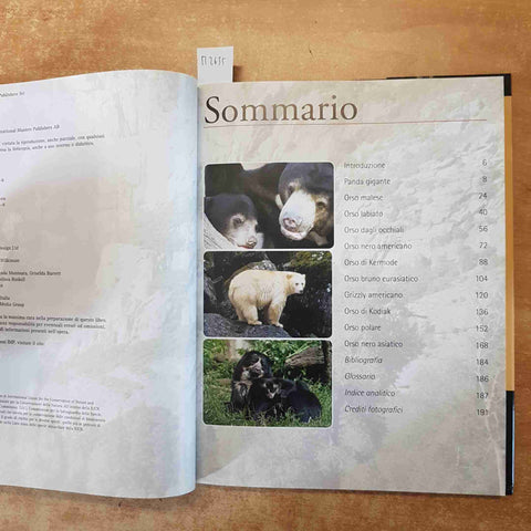 ANIMALI DEL MONDO - ORSI DAI PACIFICI PANDA AI CORAGGIOSI ORSI POLARI 2008 IMP