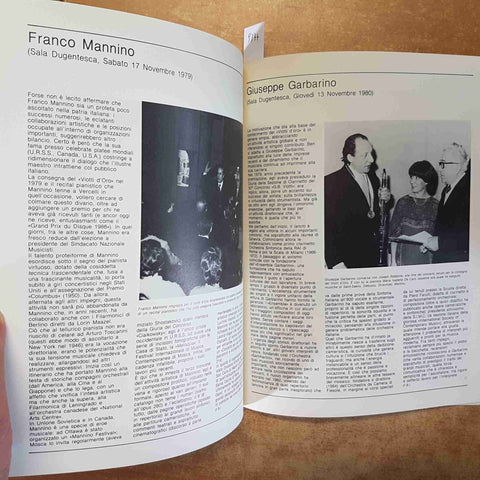 TRENT'ANNI DI VIOTTI D'ORO A VERCELLI 1958 - 1988 ORIZZONTE PIEMONTE musica