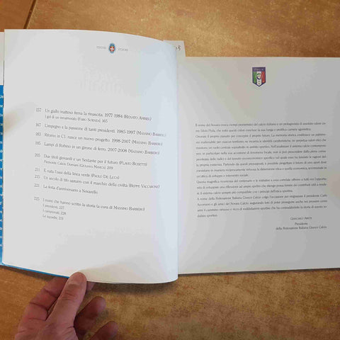 NOVARA CENTO AVVENTURE E LA STORIA CONTINUA 2008 GIANNI ROMEO calcio