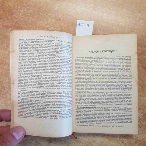 LES GUIDES BLEUS - ESPAGNE 1952 HACHETTE