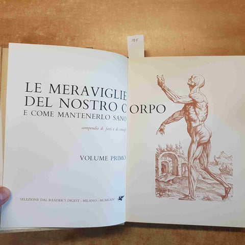 LE MERAVIGLIE DEL NOSTRO CORPO E COME MANTENERLO SANO Reader's Digest 2 volumi