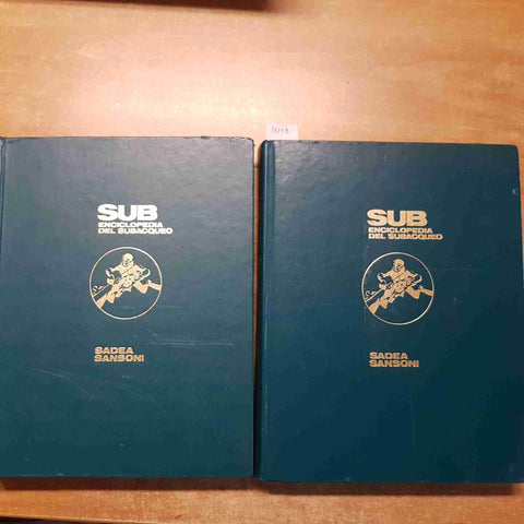 SUB ENCICLOPEDIA DEL SUBACQUEO 2 volumi SADEA SANSONI 1968 ALESSANDRO OLSCHKI
