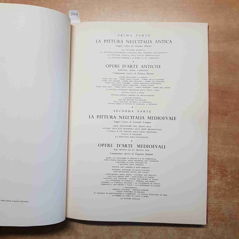LA PITTURA IN ITALIA DALLE ORIGINI AL SECOLO XIII 1959 SKIRA senza copertina
