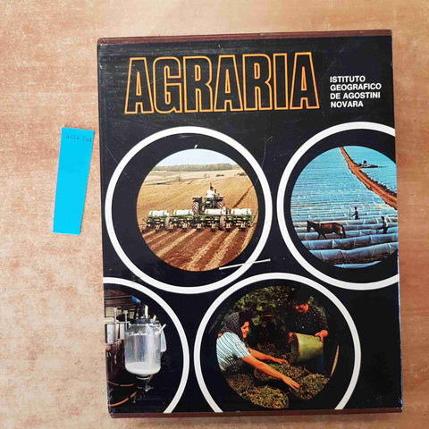 SCIENZE BIOLOGICHE AGRARIA - 2 VOLUMI + COFANETTO - DE AGOSTINI 1973