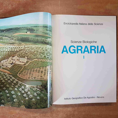 SCIENZE BIOLOGICHE AGRARIA - 2 VOLUMI + COFANETTO - DE AGOSTINI 1973