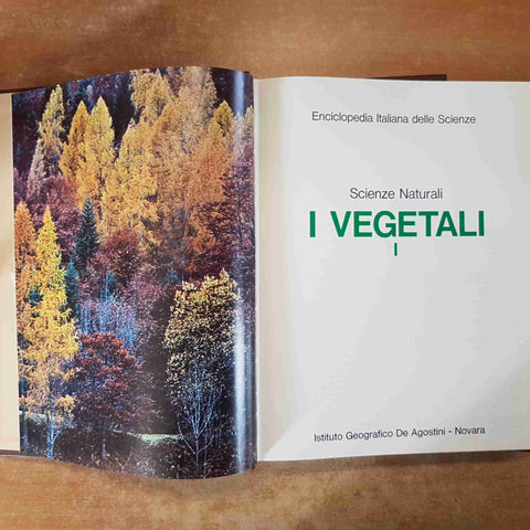 SCIENZE NATURALI - I VEGETALI 2 VOLUMI - DE AGOSTINI 1973