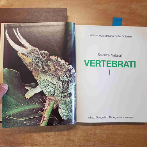 SCIENZE NATURALI - GLI ANIMALI VERTEBRATI - 2 volumi DE AGOSTINI 1973