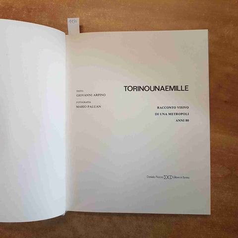 TORINOUNAEMILLE - GIOVANNI ARPINO foto di MARIO PALUAN 1980 DANIELA PIAZZA