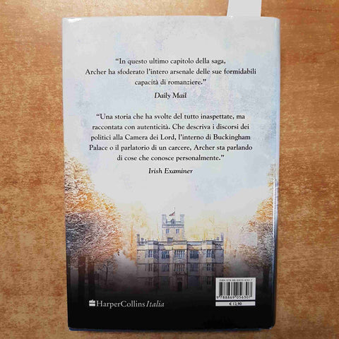 QUESTO FU UN UOMO la saga dei Clifton 7 JEFFREY ARCHER 2020 HARPER COLLINS 1°ed.