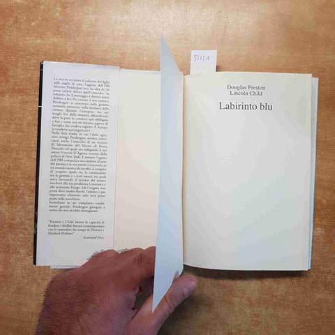 PRESTON CHILD - LABIRINTO BLU agente Pendergast 2015 MONDOLIBRI