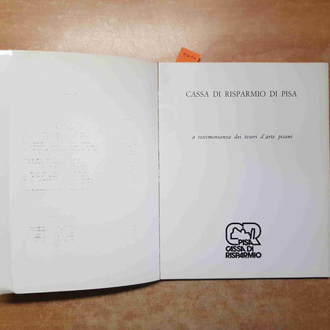 PISA E I SUOI ARTISTI GUIDA D'ARTE 208 ILLUSTRAZIONI A COLORI - BECOCCI 1977