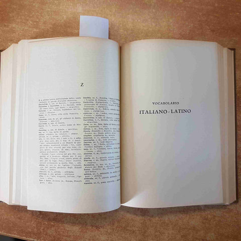 VOCABOLARIO LATINO-ITALIANO E ITALIANO-LATINO 1951 ENRICO BIANCHI - LE MONNIER