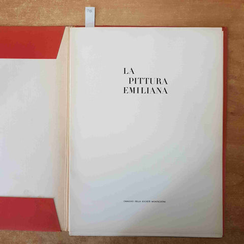 LA PITTURA EMILIANA 12 tavole OMAGGIO DELLA SOCIETA' MONTECATINI reni crespi...