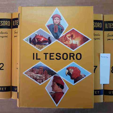 IL TESORO DEL RAGAZZO ITALIANO enciclopedia illustrata 9 volumi UTET1965