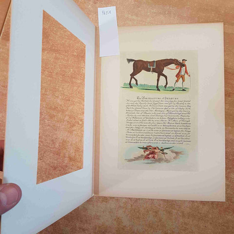 THE PORTRAITURE OF SEDBURY stampa inglese equestre in passepartout IPPICA