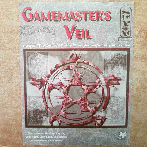 NEPHILIM GAMEMASTER'S VEIL 1994 CHAOSIUM with pentacle ESOTERISMO ASTROLOGIA