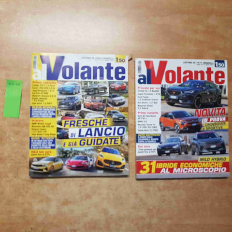 2 RIVISTE AL VOLANTE 2021/2022 MILD HYBRID IBRIDE AUTO ELETTRICHE BMW RENAULT