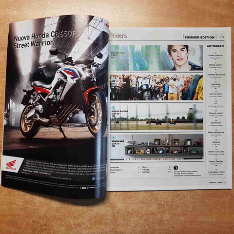 RIDERS 74 SUMMER EDITION 2014 MICK FANNING, ROMANO FENATI REBECCA BIANCHI custom