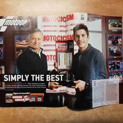 MOTOCICLISMO 2439 2014 BMW S 1000 RR HONDA TRUE ADVENTURE KALEX MOTO2 con poster