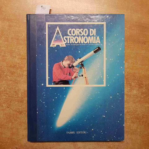 CORSO DI ASTRONOMIA volume terzo MARGHERITA HACK 1984 FABBRI saturno telescopio