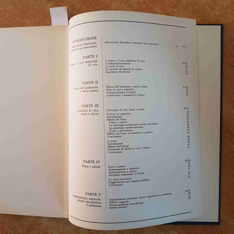 AMBIENTE E SALUTE 1992 LEGA CONTRO I TUMORI fumo alcol inquinamento cancro