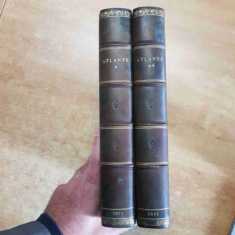 RIVISTA ATLANTE MENSILE DE AGOSTINI 1971 ALLA SCOPERTA DEL MONDO 2 vol. rilegati