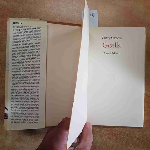 CARLO CASSOLA - GISELLA 1974 RIZZOLI terza edizione ROMANZO