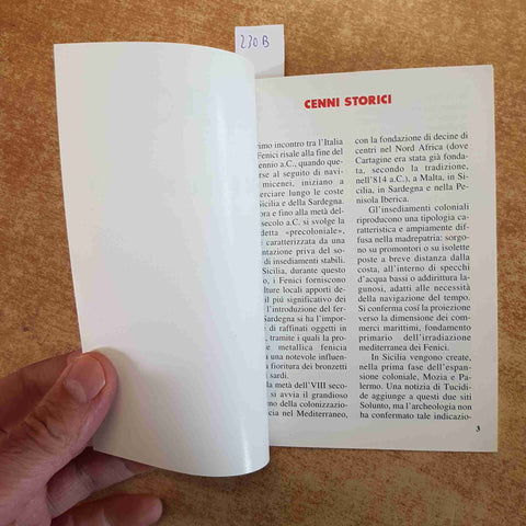 SANDRO BONDI' ARCHEO ITINERARI - DE AGOSTINI RIZZOLI - I FENICI IN ITALIA 1991