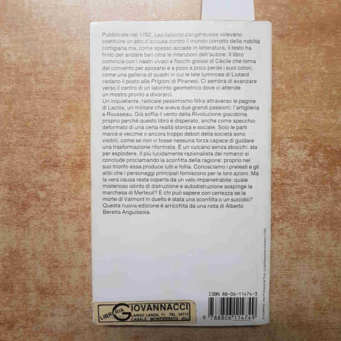 DE LACLOS - EINAUDI - LE AMICIZIE PERICOLOSE 1989 GLI STRUZZI
