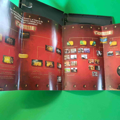 JOHNNY DEPP ORLANDO BLOOM - WALT DISNEY 2 DVD PIRATI DEI CARAIBI LA MALEDIZIONE