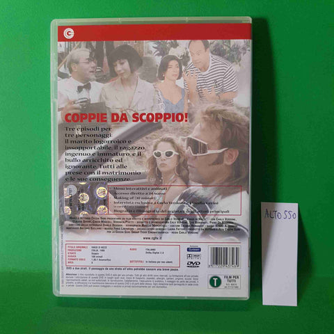 CARLO VERDONE CLAUDIA GERINI - CECCHI GORI - VIAGGI DI NOZZE 2002 film dvd
