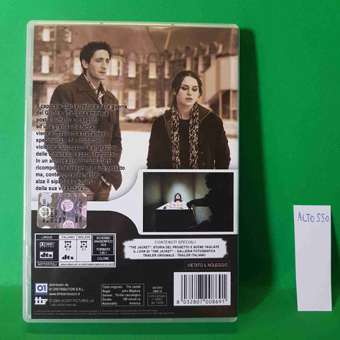 ADRIEN BRODY, KEIRA KNIGHTLEY - IIF HOME VIDEO 2005 THE JACKET film dvd
